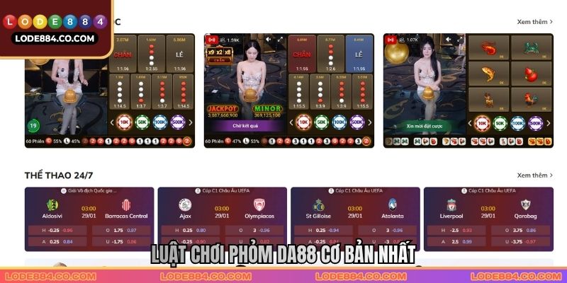 Luật chơi phỏm Da88 cơ bản nhất